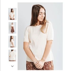 Piper & Scoot Scalloped Top